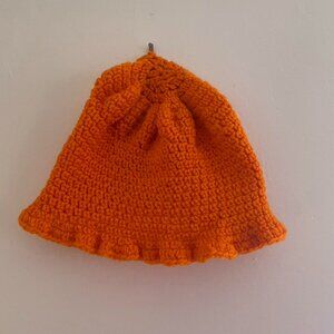 Women's Orange and Yellow Hat